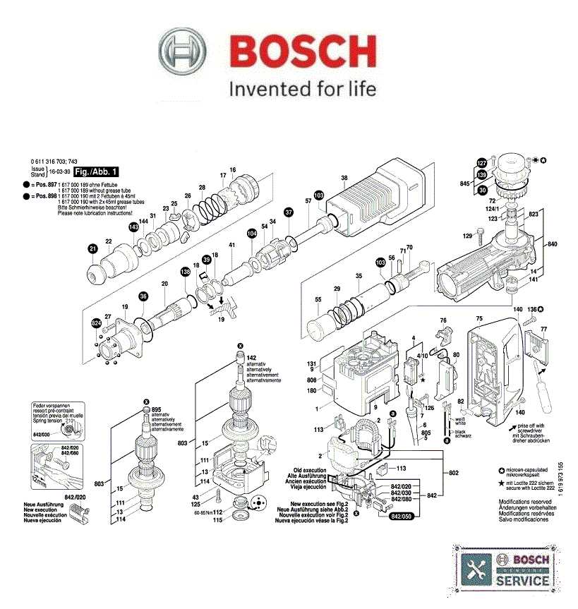 bosch 11264evs parts diagram