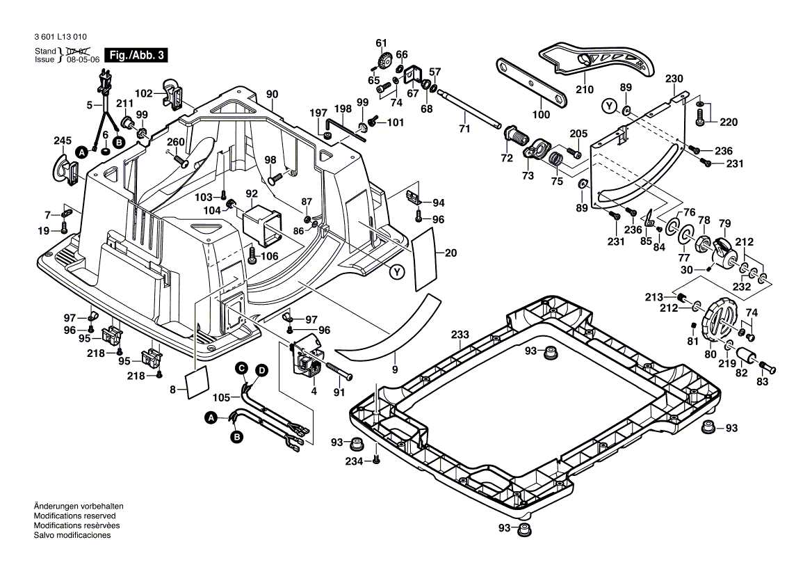 bosch table saw parts diagram