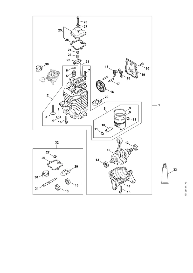 br800x parts diagram