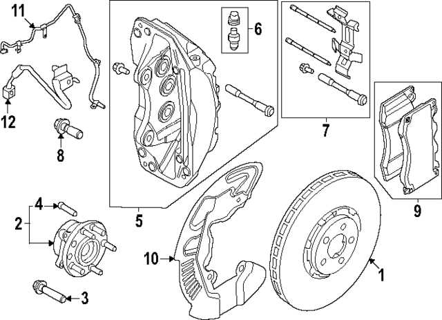 brake pad parts diagram