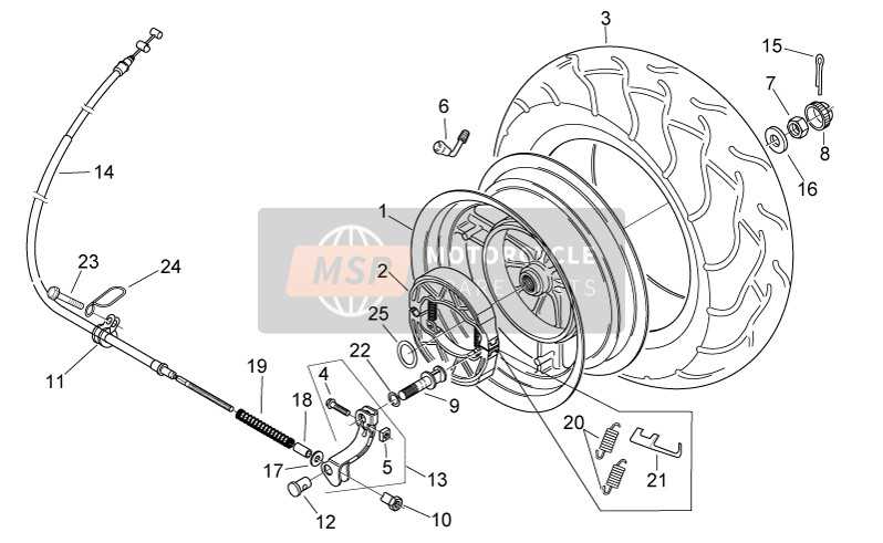 brake shoe parts diagram