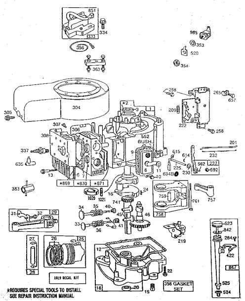 briggs and stratton 15.5 hp engine parts diagram