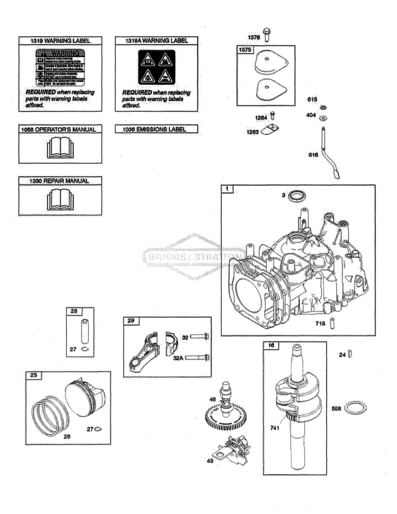 briggs and stratton 450e series parts diagram