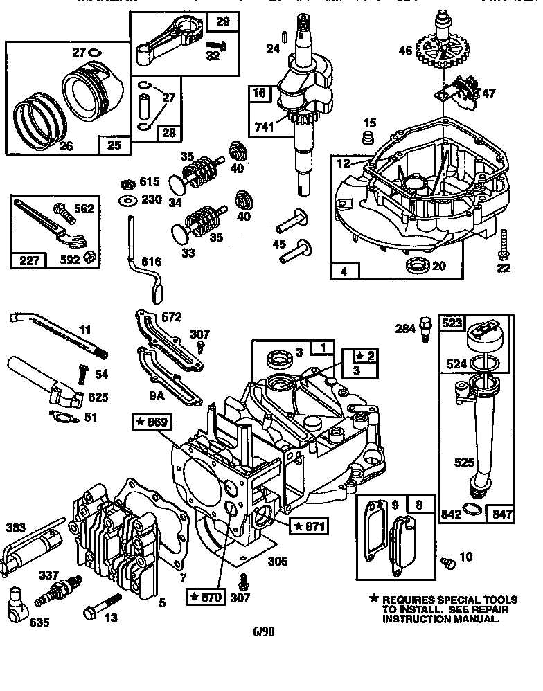 briggs and stratton 675 series 190cc parts diagram