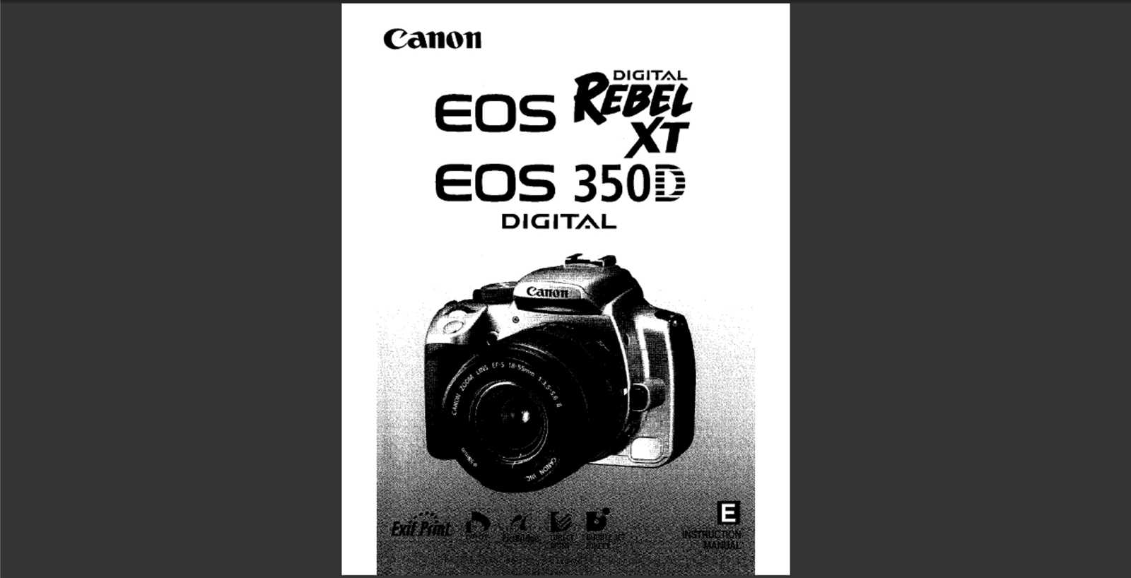 canon rebel t6 parts diagram