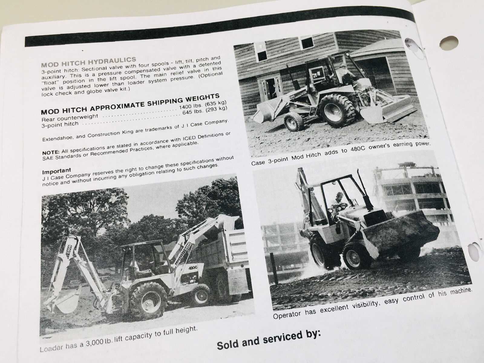 case 480c backhoe parts diagram