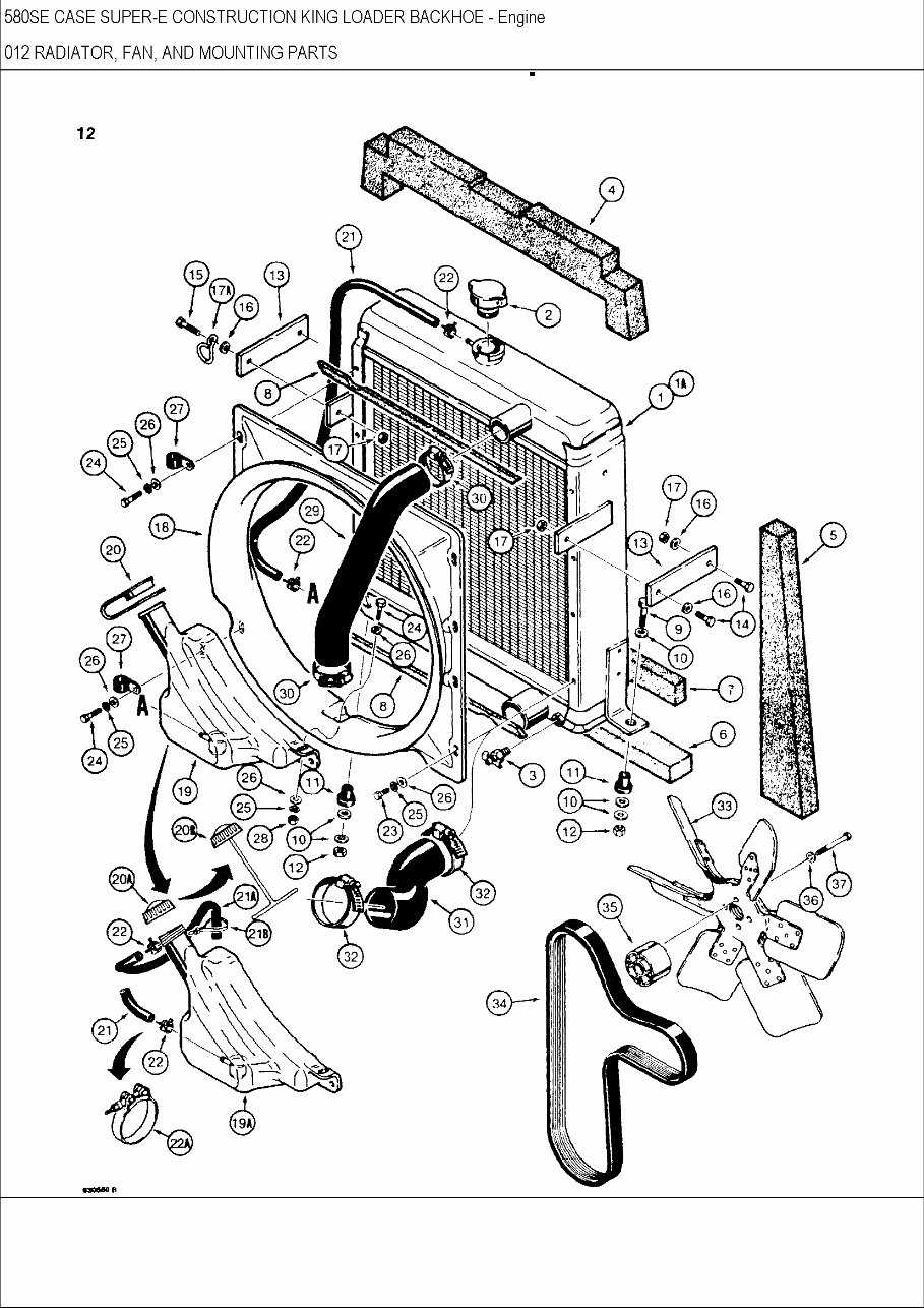 case 580 super e parts diagram