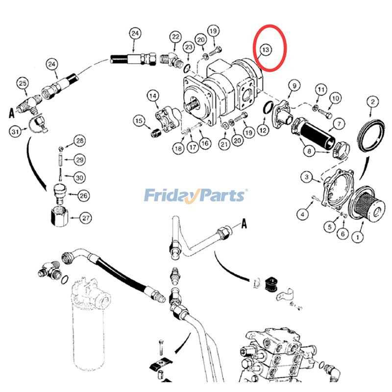 case 580k backhoe parts diagram