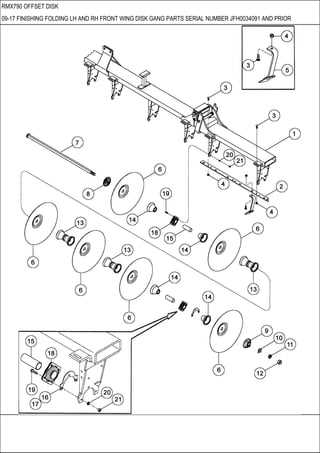 case ih 496 disc parts diagram