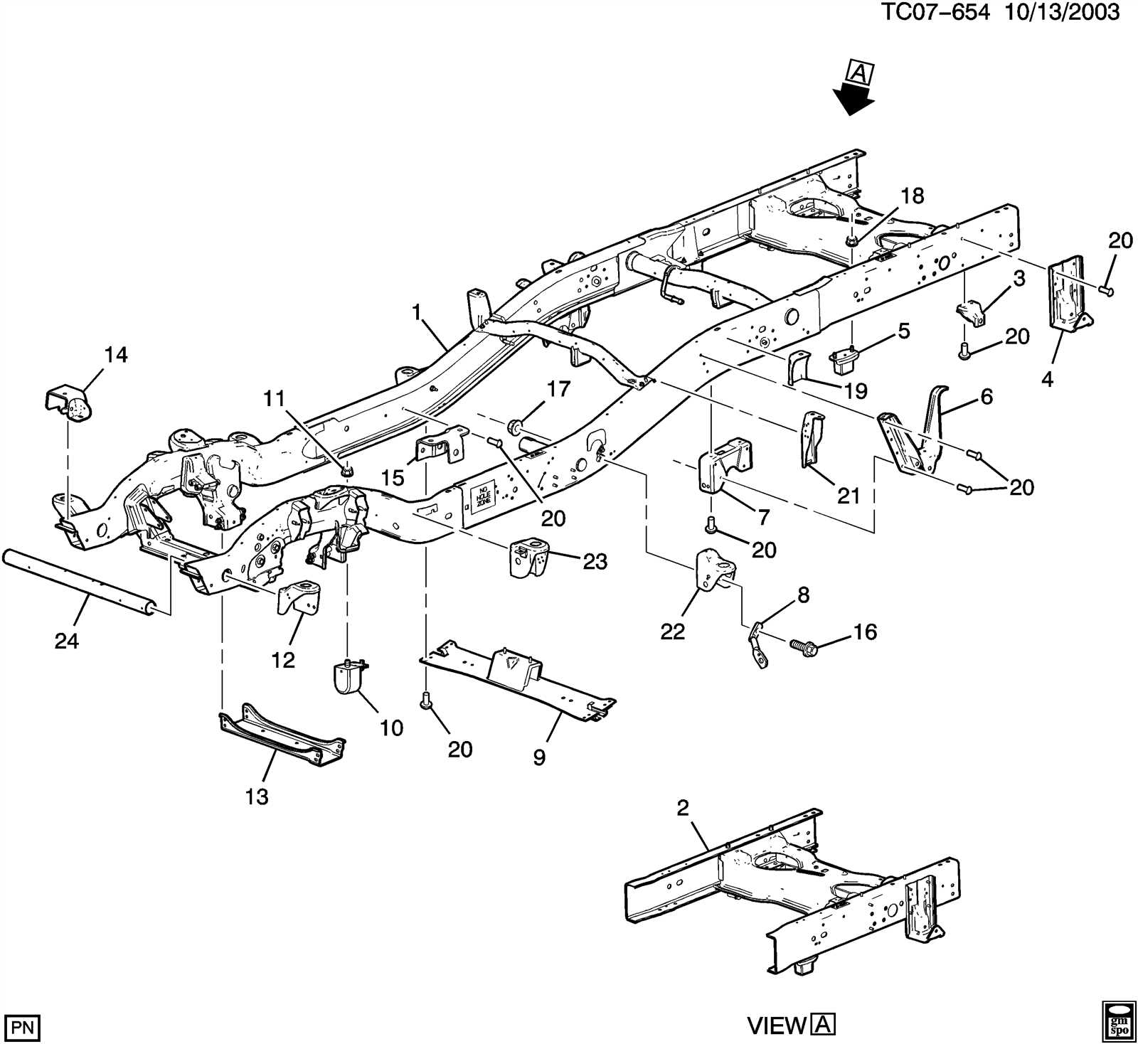 chevy avalanche body parts diagram