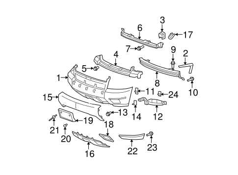 chevy avalanche body parts diagram