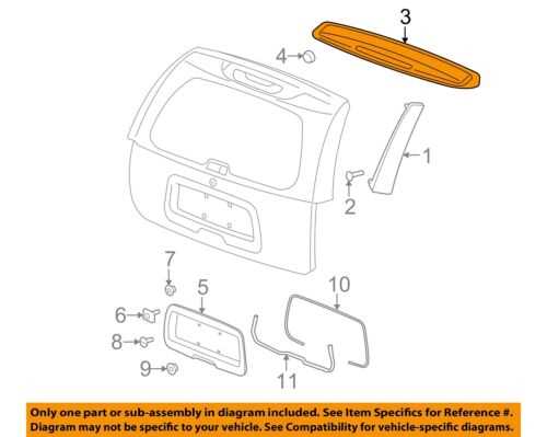 chevy trailblazer body parts diagram