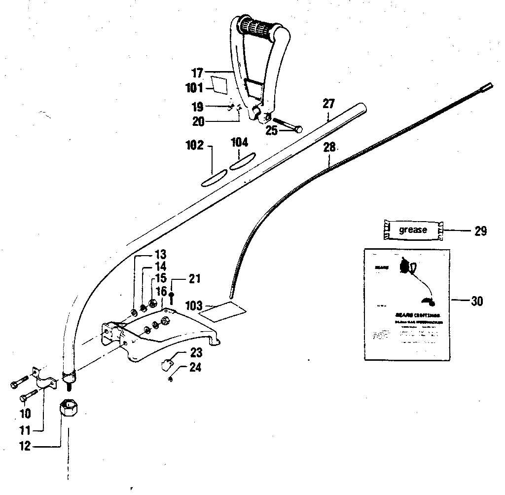 craftsman 32cc weedwacker parts diagram