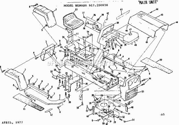 craftsman 917 parts diagram