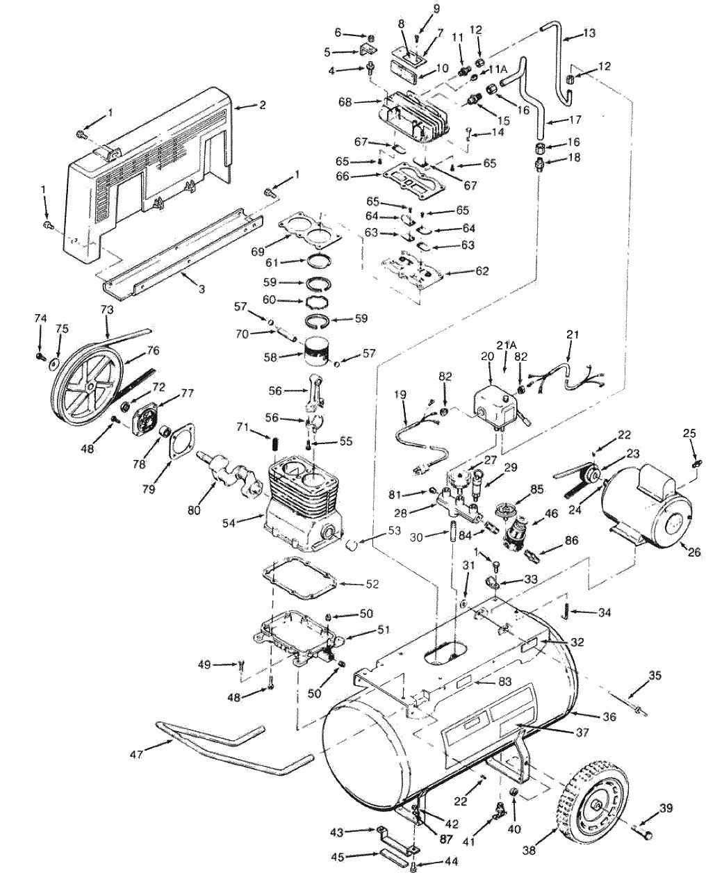 craftsman generator parts diagram