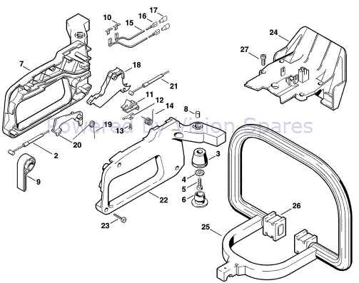 craftsman hedge trimmer parts diagram