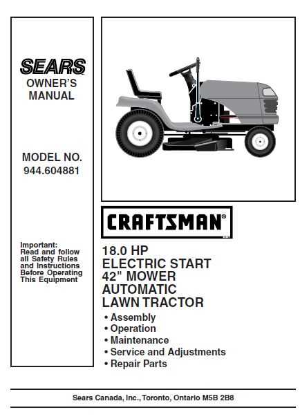 craftsman ltx1000 parts diagram