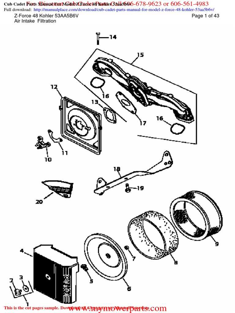 cub cadet 1811 parts diagram