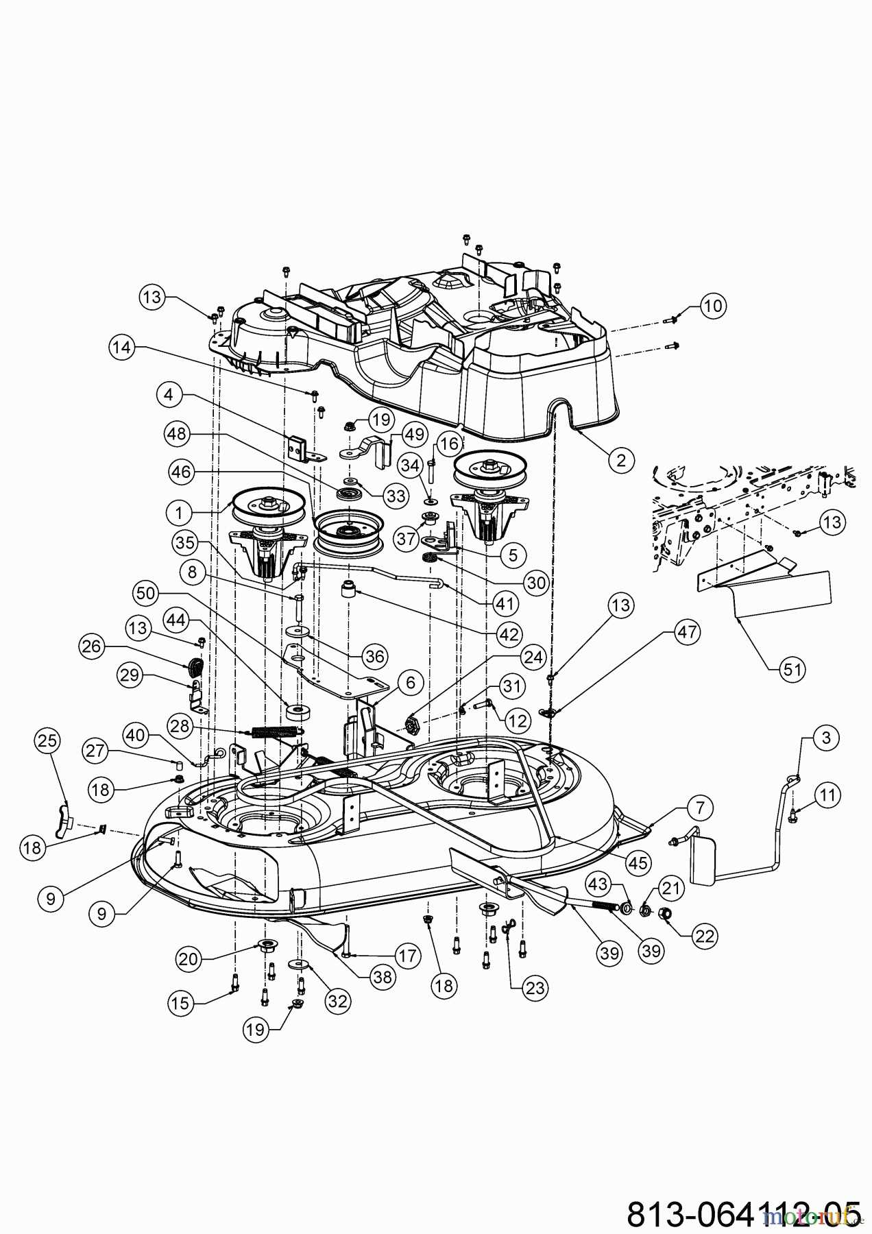 cub cadet lawn mower parts diagrams