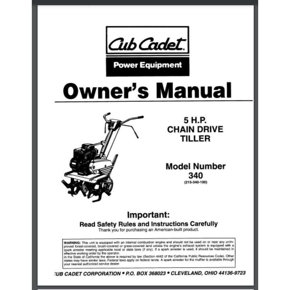 cub cadet rt 65 tiller parts diagram