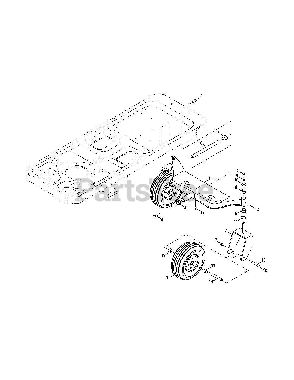 cub cadet rzt 54 parts diagram