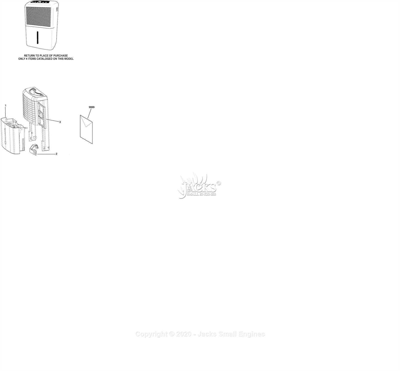 dehumidifier parts diagram