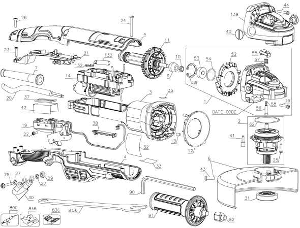 dewalt d51238 parts diagram