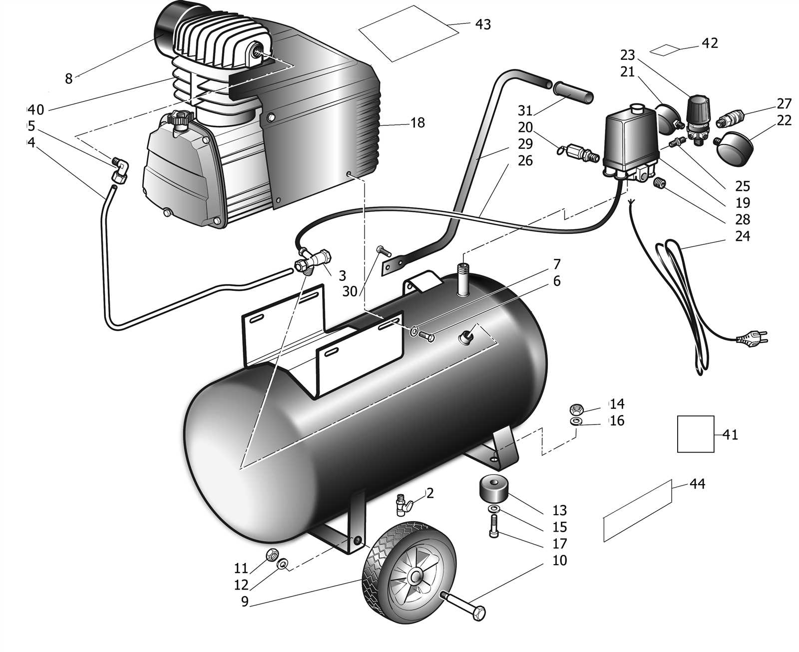 dewalt d55168 parts diagram