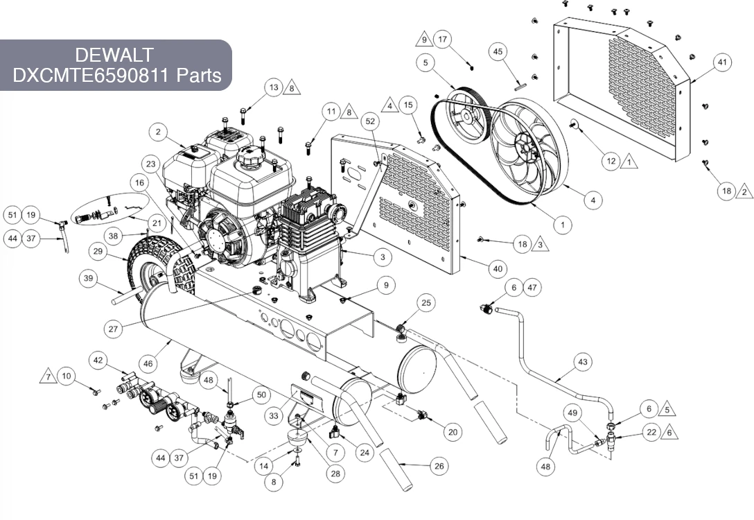 dewalt d55168 parts diagram