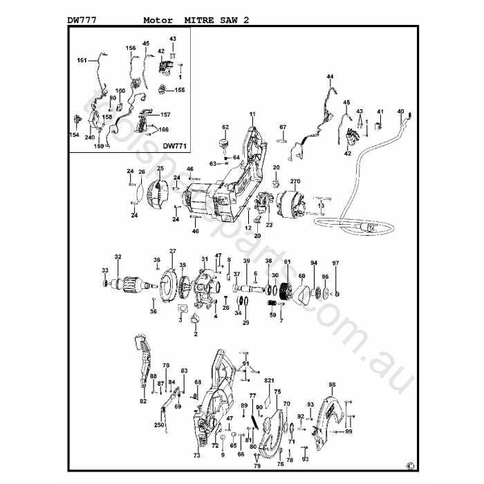 dewalt dw708 parts diagram