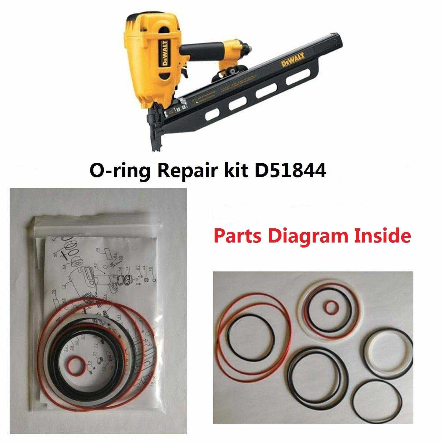 dewalt nail gun parts diagram