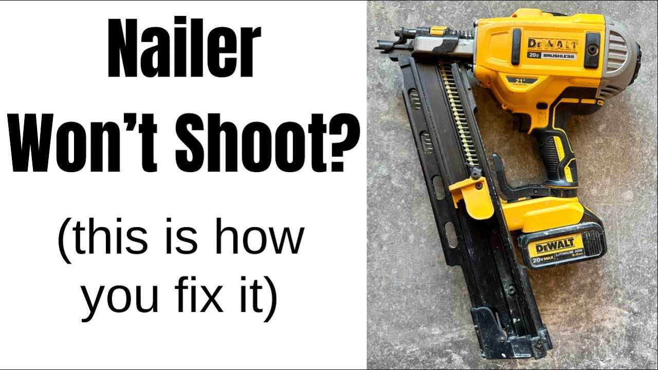 dewalt nail gun parts diagram