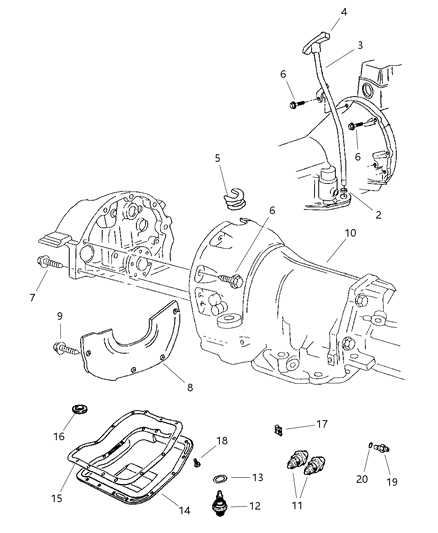 dodge 46re transmission parts diagram