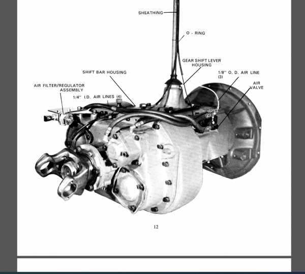 eaton fuller 18 speed transmission parts diagram