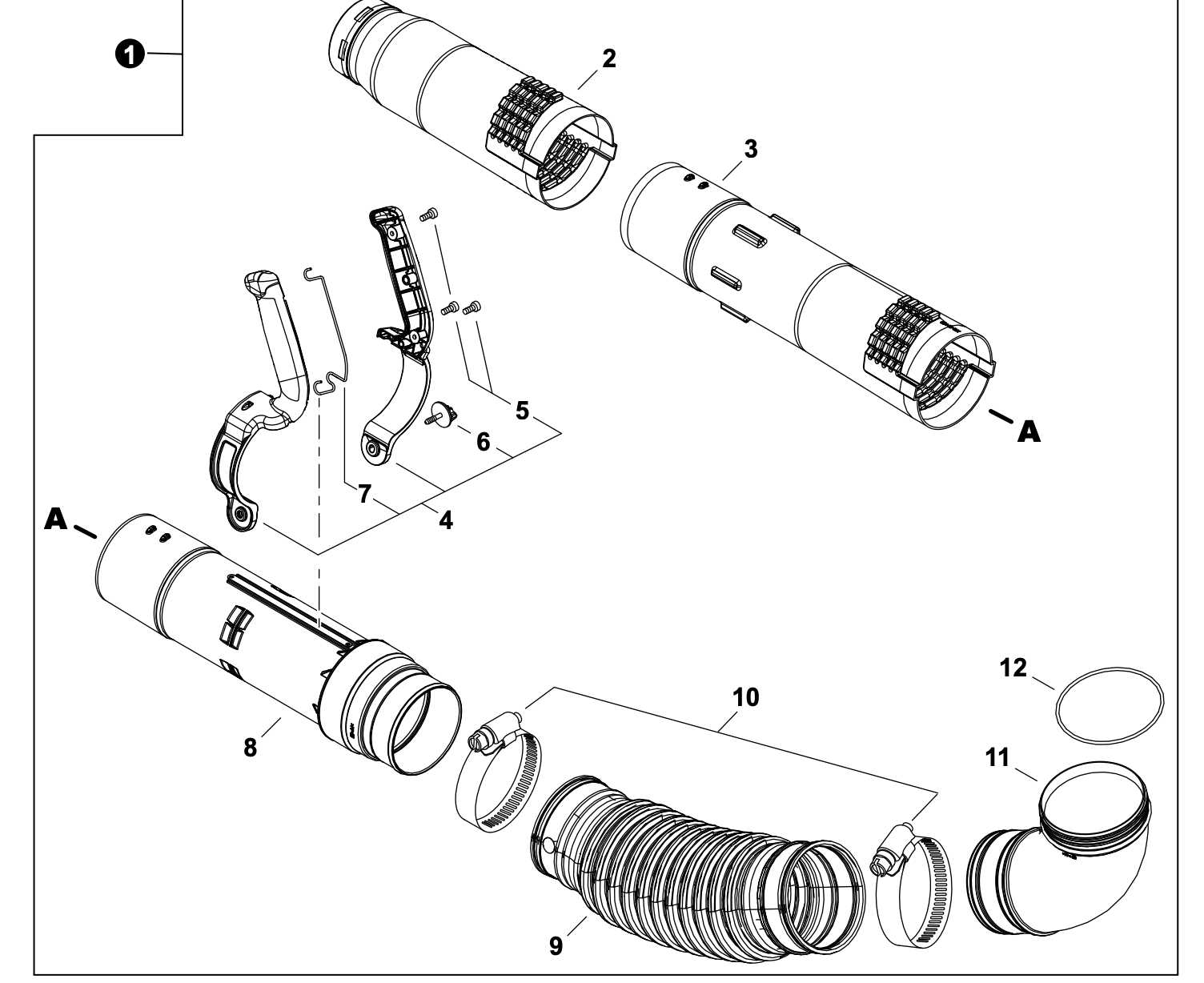 echo backpack blower parts diagram