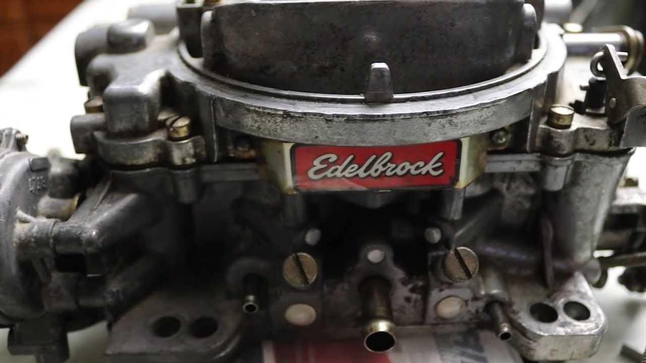 edelbrock carburetor parts diagram