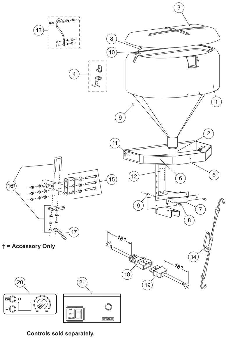 fisher salt spreader parts diagram