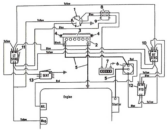 ford 1210 tractor parts diagram