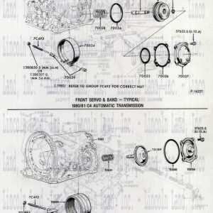 ford c4 transmission parts diagram