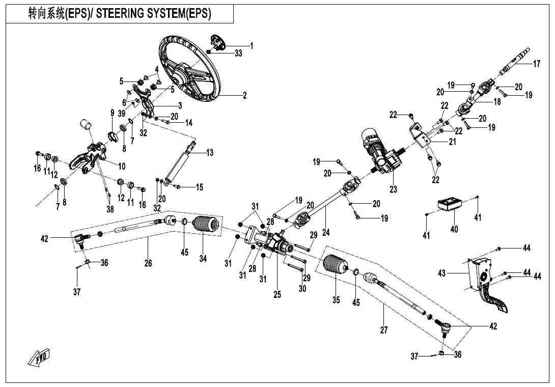 ford f350 steering parts diagram