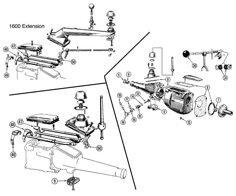 ford transmission parts diagram