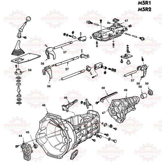 ford transmission parts diagram