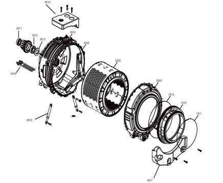 front load washer parts diagram