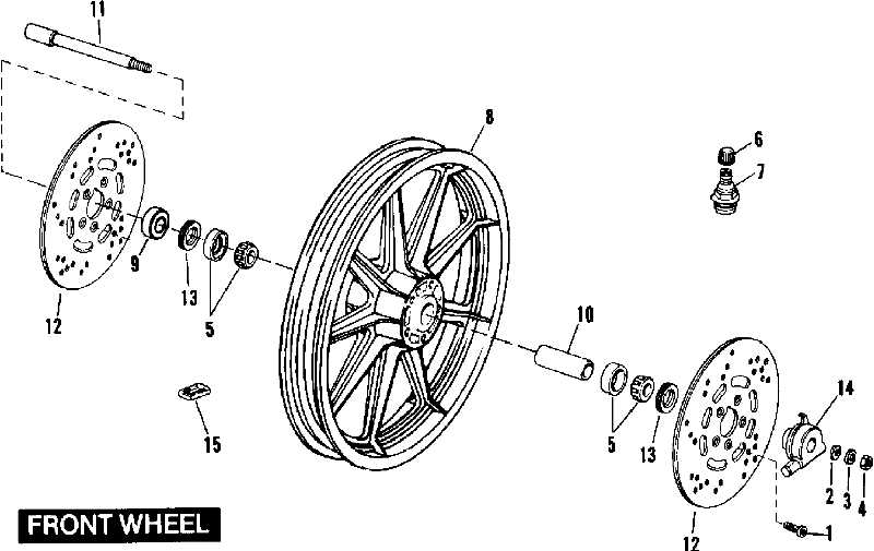 front wheel parts diagram