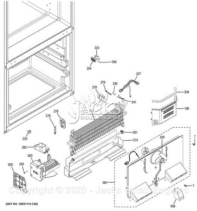 ge refrigerator parts diagram