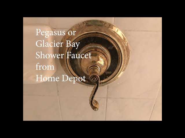 glacier bay shower faucet parts diagram