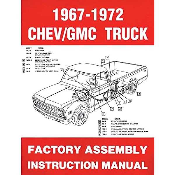 gm truck parts diagrams