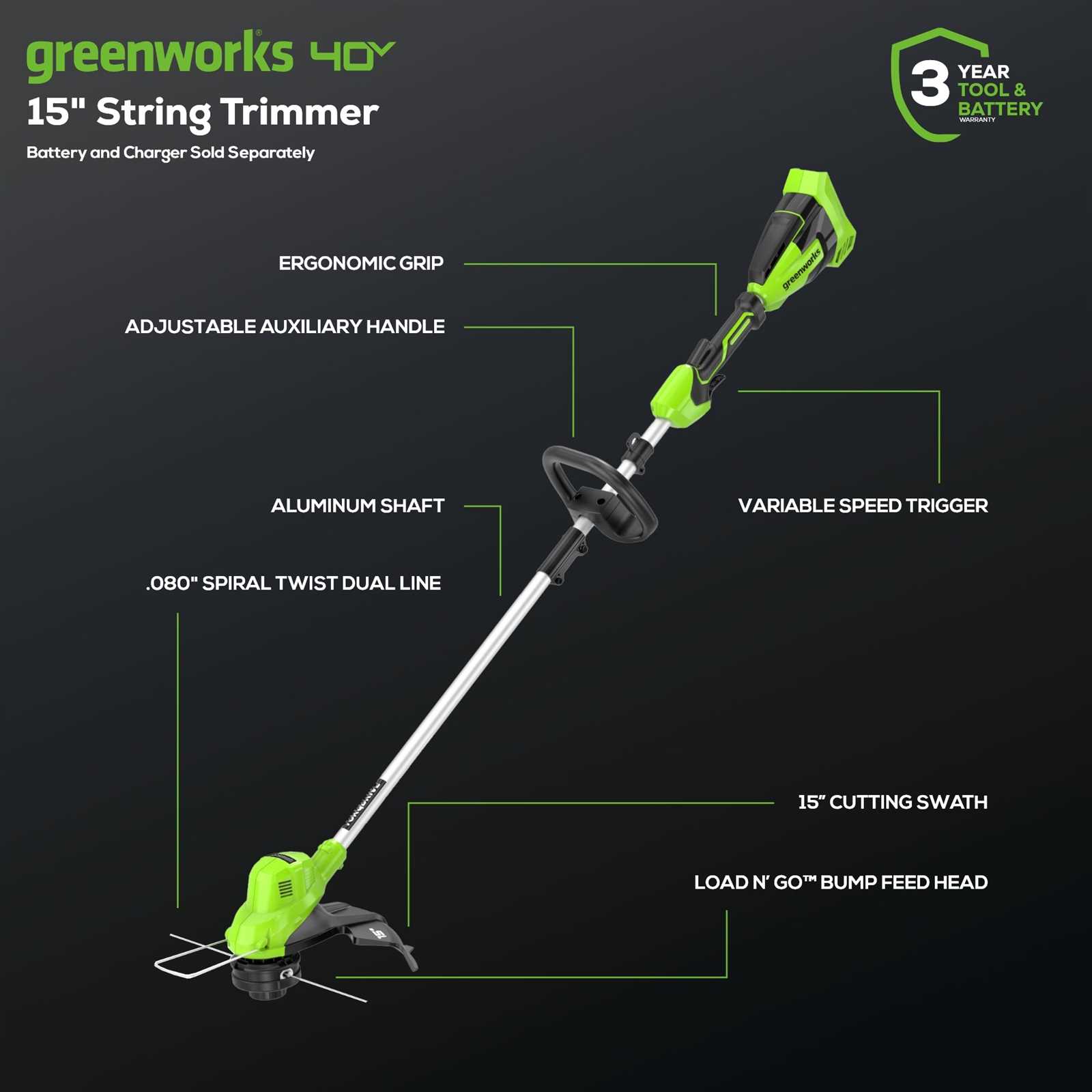 greenworks trimmer parts diagram