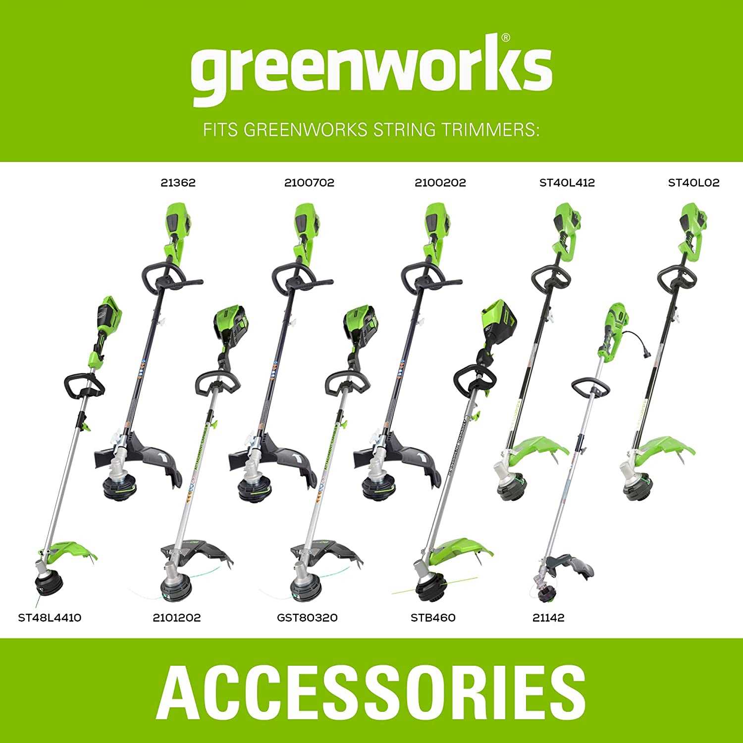 greenworks trimmer parts diagram