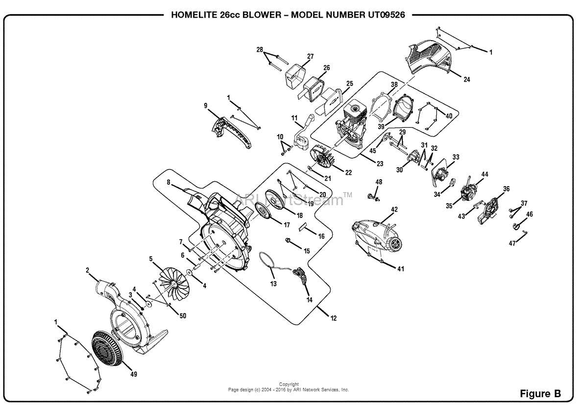 homelite 26b parts diagram